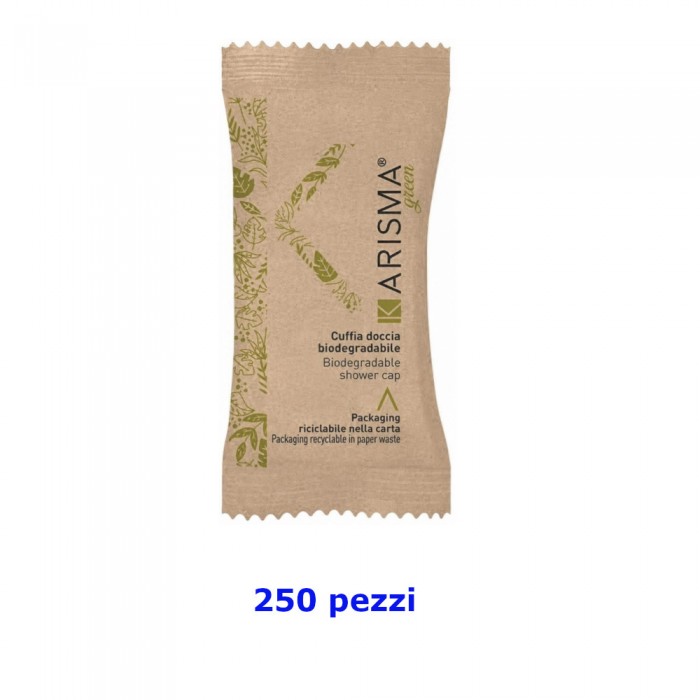 Cuffia doccia in FlowPack KARISMA GREEN - 250 Pezzi